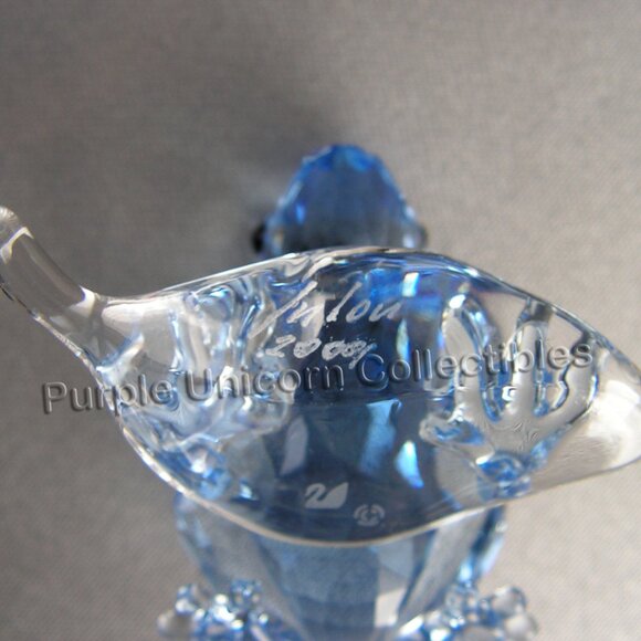 Swarovski Crystal SCS 2009 Gorilla Event Blue Dart Frog ~ SIGNED by Designer - Picture 8 of 8
